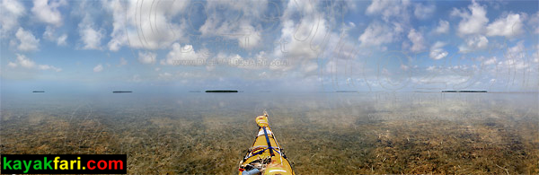 Islands in the Sky Florida Bay kayaking photography kayakfari everglades flats bank turtle grass