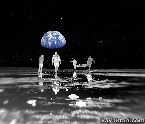 Flex Maslan space kayak art photography kayakfari fantasy orbit florida art photography night alien everglades sky