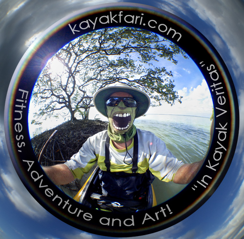 Flex Maslan Kayakfari Fisheye photography kayak everglades art adventure fitness panorama veritas aerial